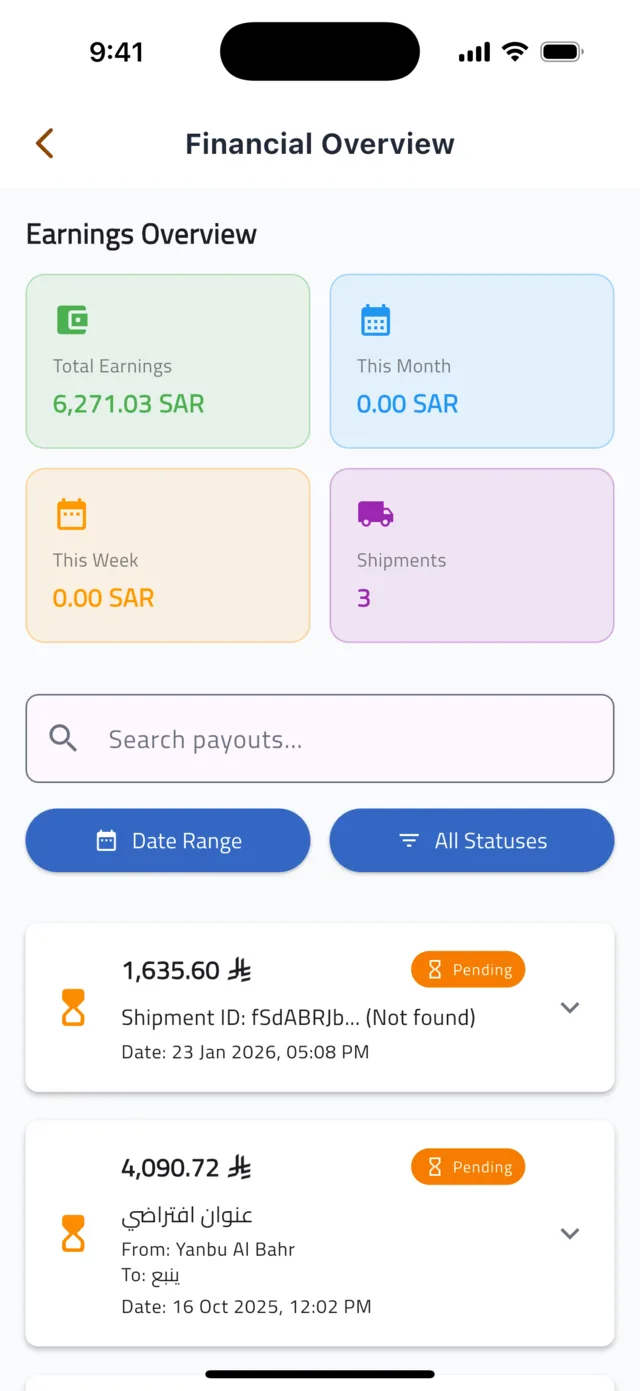 Earnings, payouts and reviews — Open My Payouts