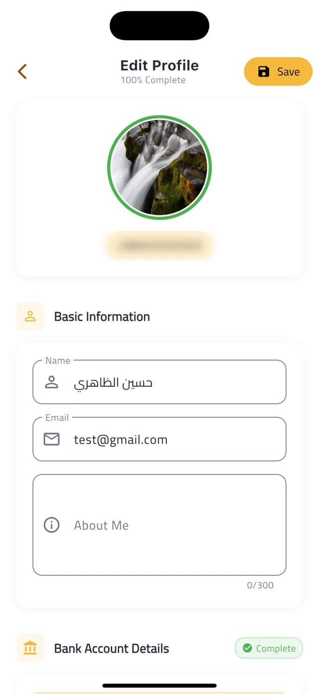 Register and get verified as a driver — Complete your profile