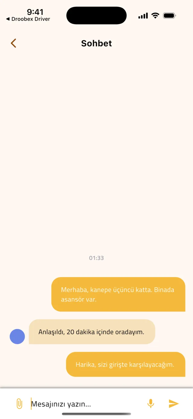 Gönderinizi takip edin, teslimatı onaylayın ve sürücüyü değerlendirin — Sürücünüzle sohbet edin