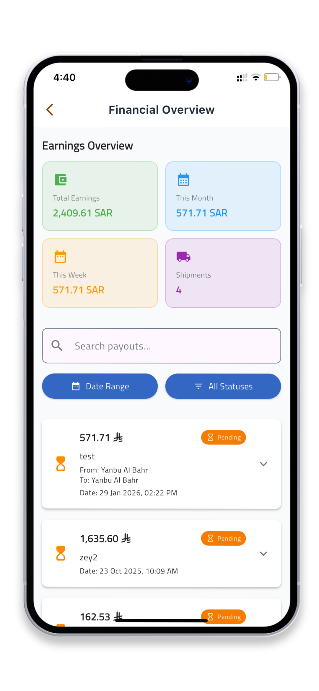 Competitive Earnings